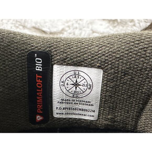 Oboz Sphinx Pull-On Waterproof Winter Boots Womens US 8.5 Brown Excellent Cond. - Picture 6 of 10